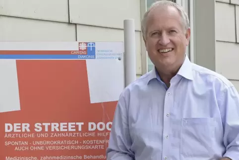Peter Uebel ist einer der Mitbegründer des Projekts. In der Gartenstadt leitet der 59-Jährige ein Ärztehaus.