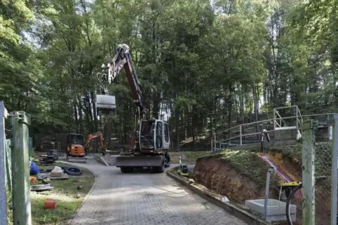 Am Standort der ehemaligen Kläranlage befindet sich heute unter anderem eine Pumpstation.