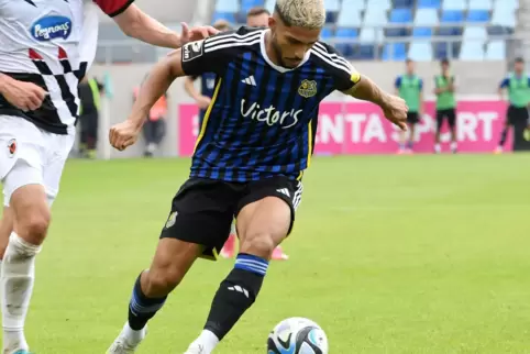 Lief mit dem 1. FC Saarbrücken lange einem Rückstand hinterher: Simon Stehle. 