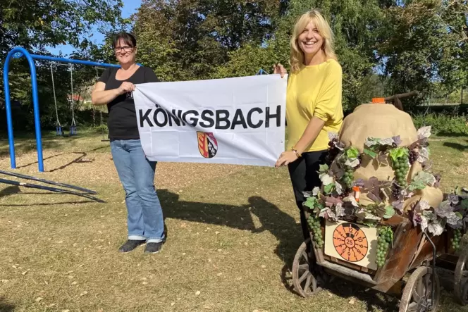 Die Königsbacher bereiten sich schon auf Sonntag vor.