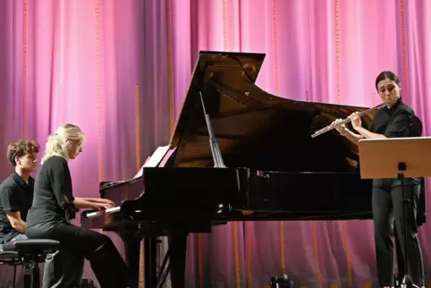 Harmonisch: Flötistin Magali Mosnier und Claire-Marie Le Guay am Klavier.