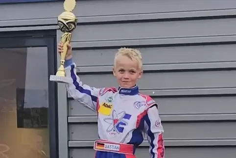 Champion mit acht Jahren: Bastian Kleiner.