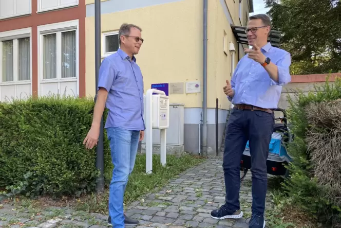 Die Pfarrer Stanislaus Mach (links) und Arne Dembek dachten, dass sie mit ihrer Idee offene Türen in Speyer einrennen.