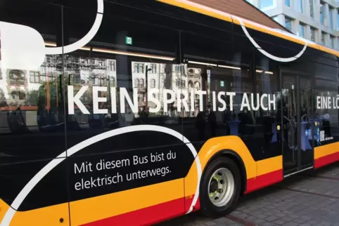 Die neuen Busse der KVV werden beim Stadtfest am Wochenende auch der Öffentlichkeit vorgestellt.