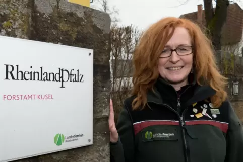 Arbeitete einst als Büroleiterin im Forstamt Otterberg und steht nun seit mehr als sechs Jahren an der Spitze des Kuseler Forsta