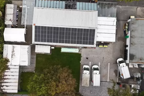 Die Anlage aus der Vogelperspektive.