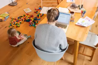 So sollte man nicht im Homeoffice arbeiten.