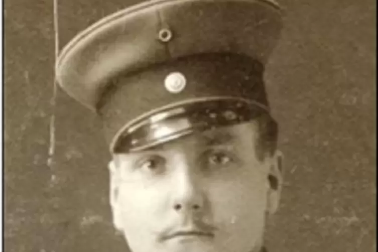 Eugen Lösch (1891-1965) als Soldat im Ersten Weltkrieg: Sein Urgroßvater Georg Jakob wurde in Bessarabien gezeugt und kurz nach 