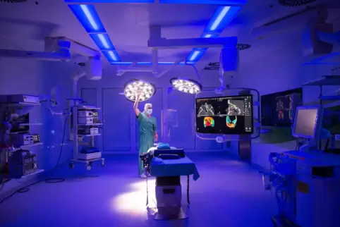 Hoher Stromverbrauch: Operationssaal in einem Klinikum.