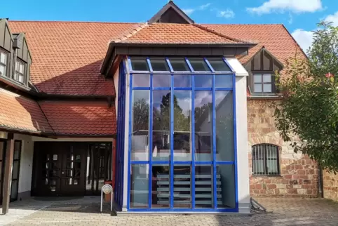 Der Aufzug im Kulturhof Schrittmacher im Ortsteil Dannstadt wird modernisiert.