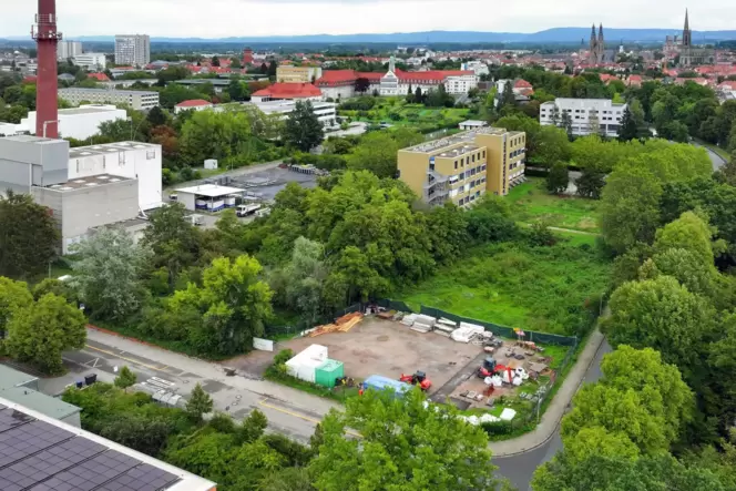 Im Blickpunkt: Auf diesem Grundstück an der Ecke von Butenschön- und Holzstraße will die Stadt Container für Flüchtlinge aufstel Im Blickpunkt: Auf diesem Grundstück an der Ecke von Butenschön- und Holzstraße will die Stadt Container für Flüchtlinge aufstel