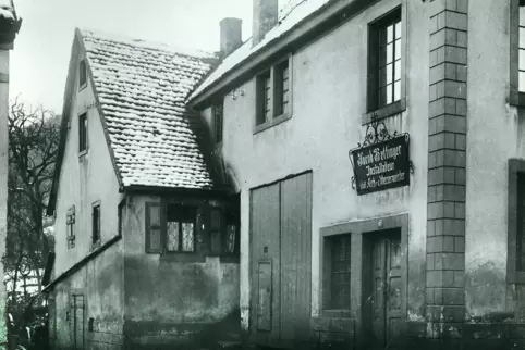 Dieses alte Foto von Bettingers Geburtshaus dürfte kurz vor oder um das Jahr 1900 entstanden sein. 