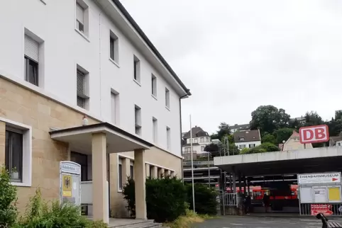 Der Sitz der Bundespolizei am Hauptbahnhof Neustadt. 