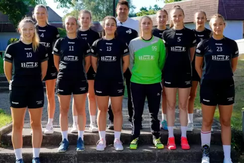 Das Verbandsliga-Frauenteam des TV Thaleischweiler: (von links) Laura Clemens, Natascha Pfeffer, Lara-Marie Hasenstab, Franziska