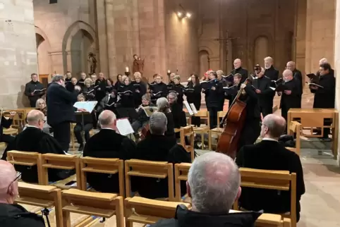Gelungene Interpretation: Sänger und Musiker führten in der Otterberger Abteikirche Johann Sebastian Bachs Kantate zum Luthercho