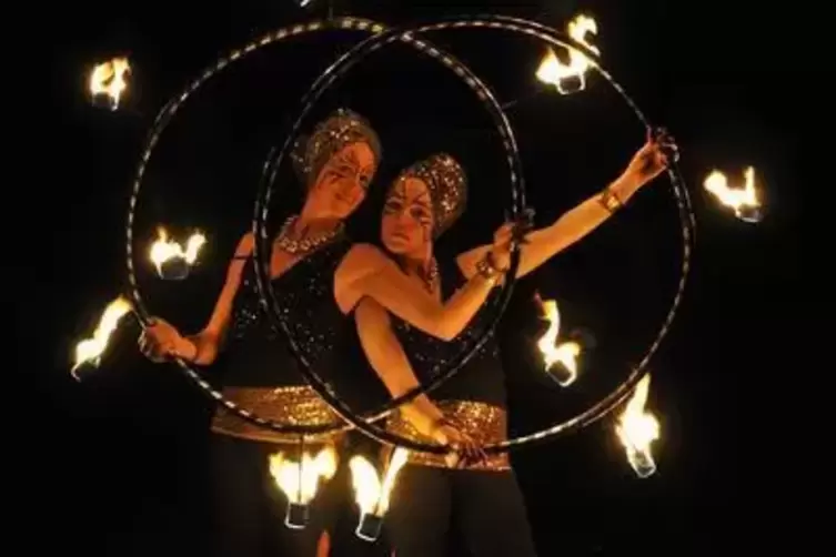Feuerfeen in Aktion.