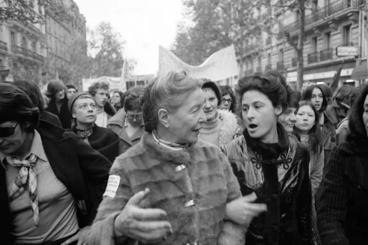 Simone de Beauvoir als Aktivistin