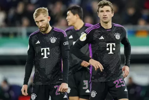 Blamierten sich immens: Die Profis des FC Bayern München. 