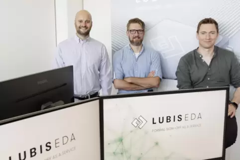 Die Gründer des Start-ups Lubis Eda (von links) Max Birtel, Michael Scharz und Tobias Ludwig. Das Unternehmen arbeitet unter and