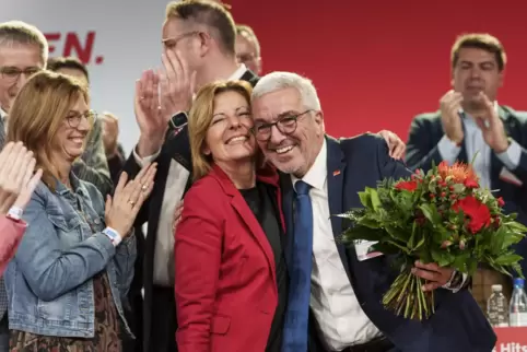 Seit 2013 ein Erfolgsteam: Ministerpräsidentin Malu Dreyer und SPD-Landeschef Roger Lewentz. 