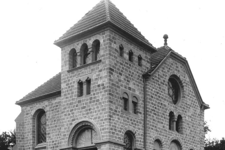 So sah die 1901 geweihte Synagoge in Winnweiler aus, bevor sie zerstört wurde. 