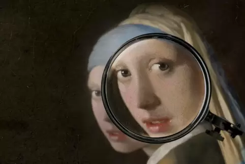 Unter der Lupe: Vermeers „Mädchen mit dem Perlenohrring“. 