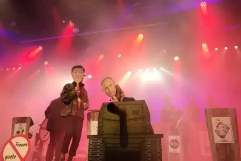 2023 sang das Krautkopfteam über Putin und Trump. Für die nächste Kampagne lautet das Motto „_Love and Peace“. 