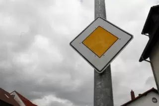 Sie haben Vorfahrt! Ist das so schwer zu begreifen?