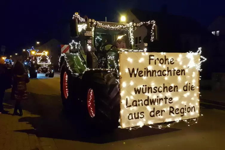 Landwirte: Lichterfahrt der Traktoren fällt dieses Jahr aus - Vorder- und  Südpfalz - DIE RHEINPFALZ