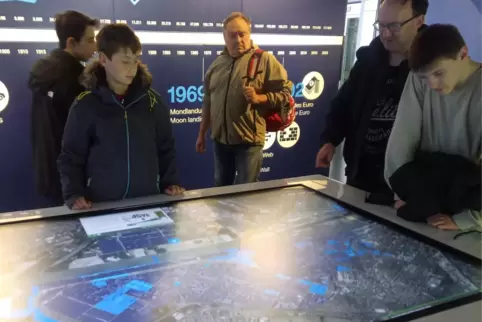 Interaktiv: Ausstellung im Besucherzentrum. 