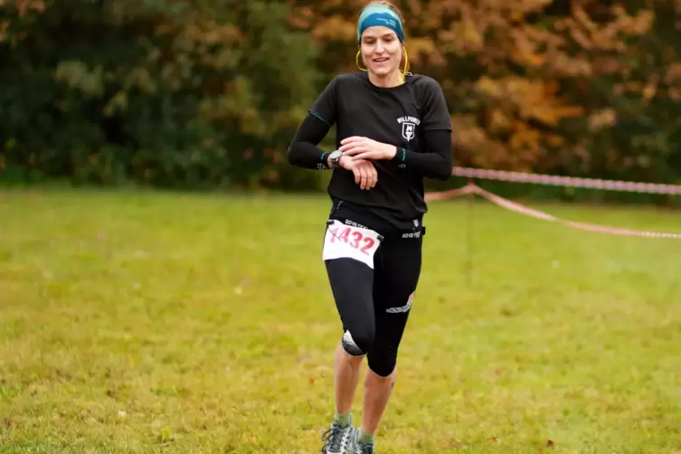 Gewinnt nicht nur den Martinslauf, sondern auch die Wasgaucup-Gesamtwertung: Pia Winkelblech vom TSV Kandel. 