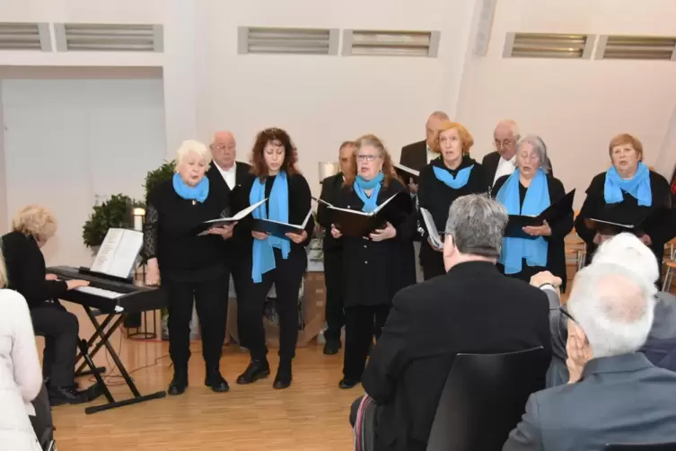 Ein musikalischer Beitrag kam vom Chor der Jüdischen Kultusgemeinde Rheinpfalz. 