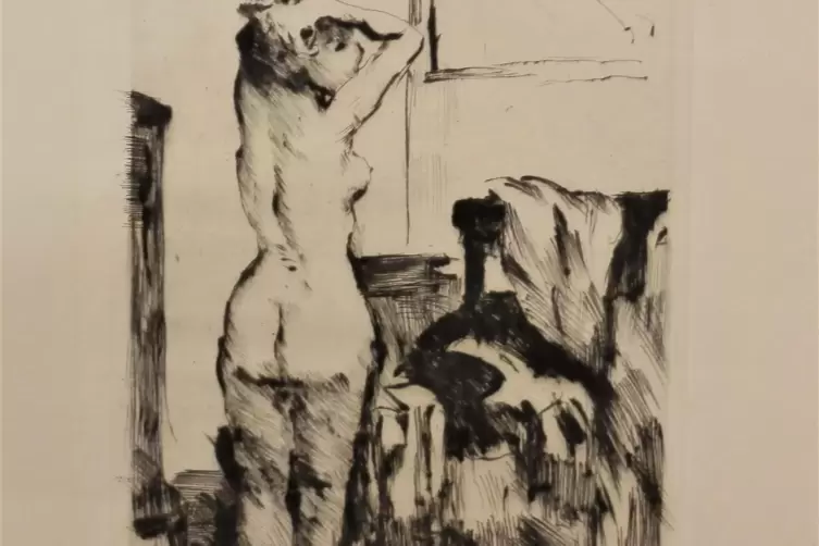 Lovis Corinth: Susanna im Bade, 1920.