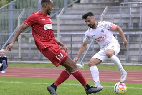 Mit dem Ball einer der Besten der Liga: Arminia-Kapitän Nico Pantano (rechts). 