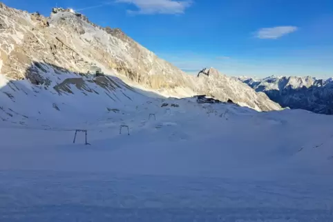 Skigebiet an der Zugspitze