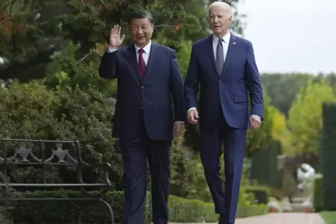 Beim Treffen von Chinas Staatspräsident Xi Jinping (links) mit US-Präsident Joe Biden in Kalifornien galten die Zusagen von Xi z