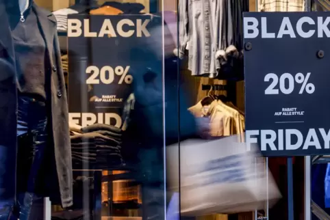 Rabattschlacht rund um den Black Friday.