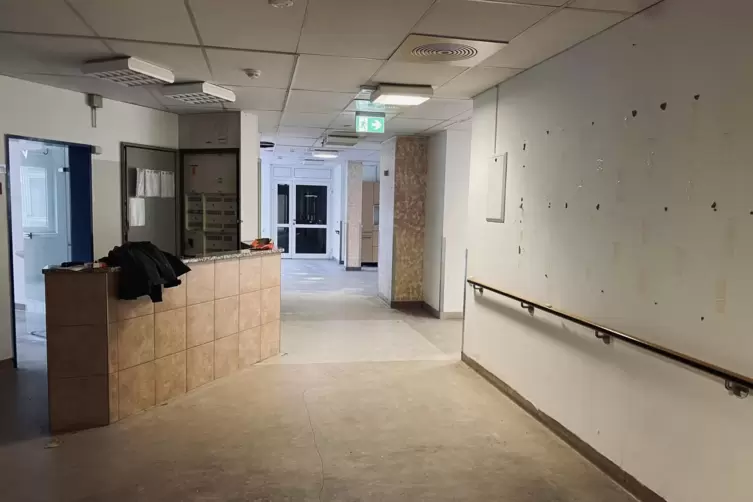 Pfalzring 51a im Inneren: Voraussichtlich ab Dezember wird hier wieder Leben einkehren. 