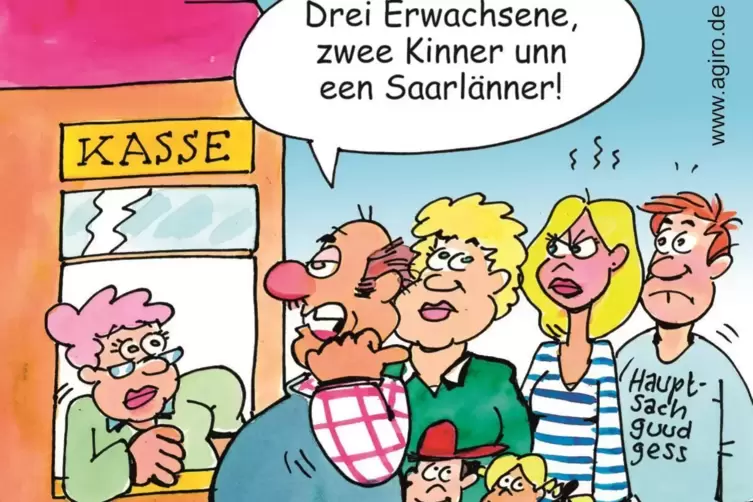 Immerhin ein Motto, das dem Pf&auml;lzer gef&auml;llt: &bdquo;Hauptsach&rsquo; gudd gess&ldquo;.