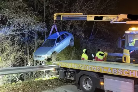 Der Fahrer konnte noch selbst Hilfe holen. 