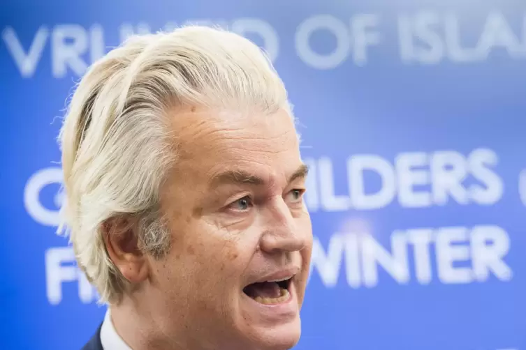 Wahlsieger in den Niederlanden: Geert Wilders.