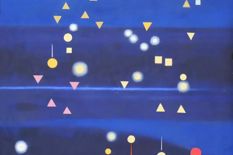 Ausschnitt aus Margaret Camilla Leiteritz &bdquo;Lichtpunkte&ldquo;, 1965
