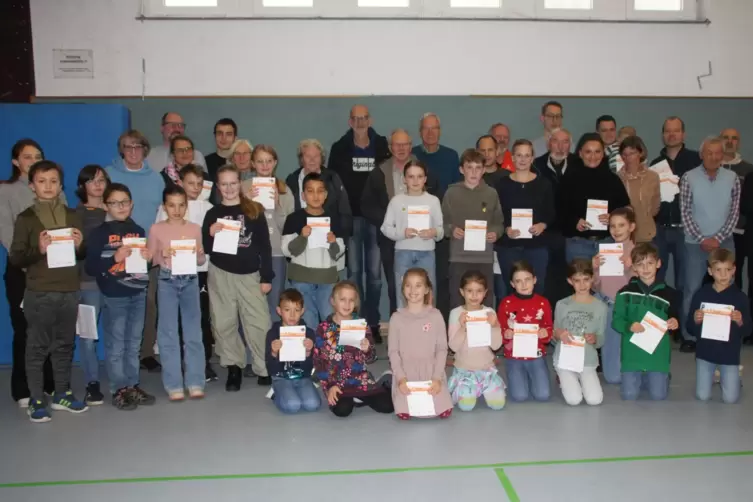 104 Sportabzeichen hat die TSG Grünstadt dieses Jahr verliehen.