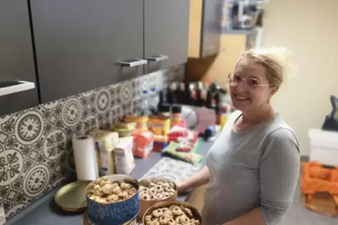 Seit ihrer Kindheit backt die Mutter von zwei Kindern in der Vorweihnachtszeit leidenschaftlich Plätzchen. 