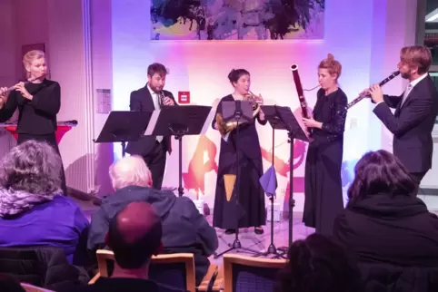 Die musikalische Darbietung des Acelga Quintetts hätte mehr Publikum verdient gehabt.