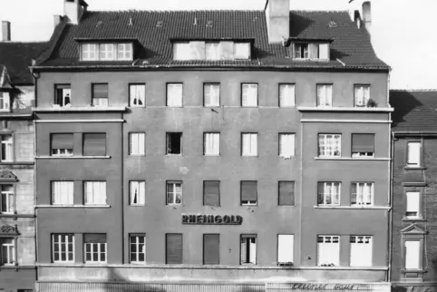 Das Rheingold in der Prinzregentenstraße in den 1960er-Jahren. 