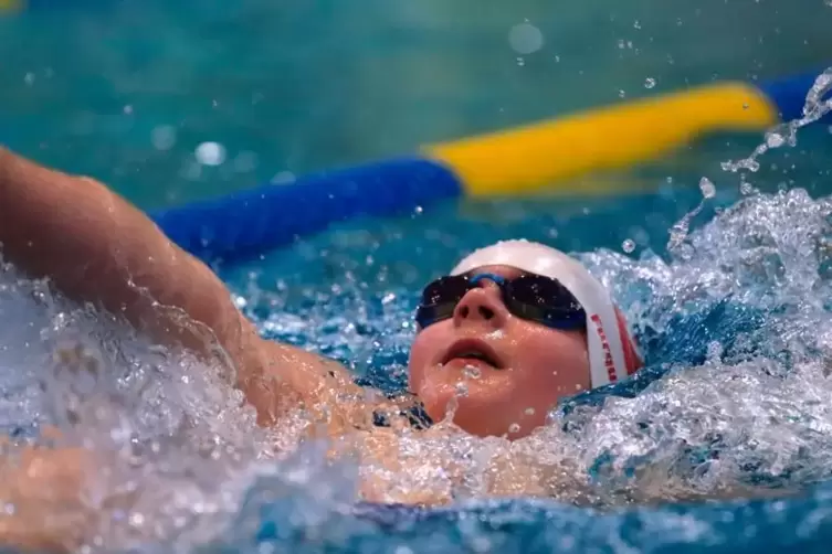 In Karlsruhe siegte er über 200 Meter Rücken: Jacob Furqueron (KSK).