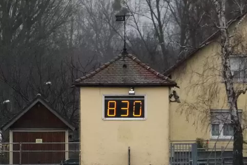 8,30 Meter am Pegel Maxau wurden zuletzt im Januar 2021 erreicht.