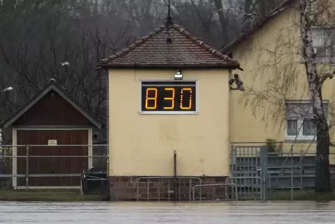 8,30 Meter am Pegel Maxau wurden zuletzt im Januar 2021 gemessen.