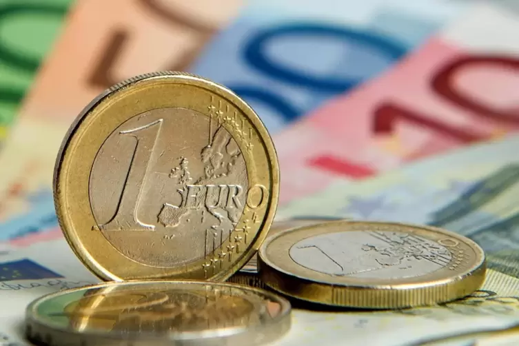 1-Euro-Münze: Davon fehlen dem Kreis über 20 Millionen. 
